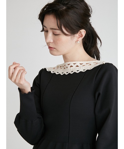 CELFORD（セルフォード）の「カットワークホールガーメントワンピース