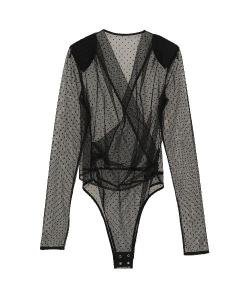 セール】SHEER DRAPE BODYSUITS（その他トップス）｜CLANE（クラネ）の