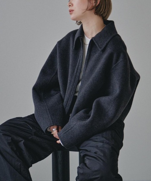 TODAYFUL（トゥデイフル）の「TODAYFUL Wool Zip Blouson ウールジップ