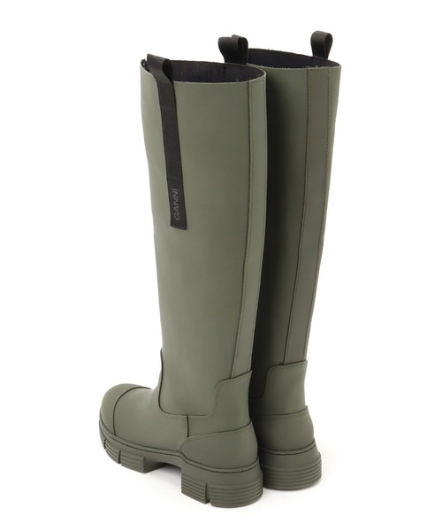 GANNI（ガニー）の「【GANNI】リサイクルラバーロングブーツ（ブーツ