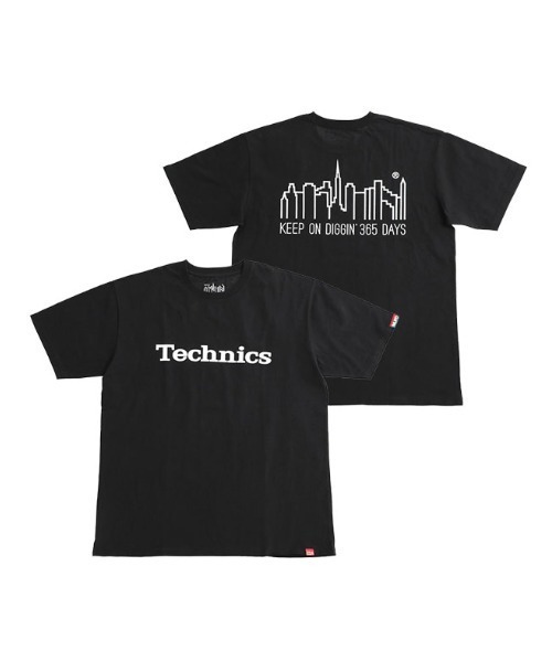 Muro ×TechnicsManhattanPortageブラックTシャツ L Muro