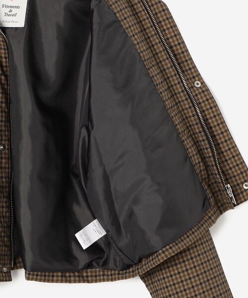 DANTON | 中綿ナイロン ショートジャケット WOMEN（ナイロンジャケット