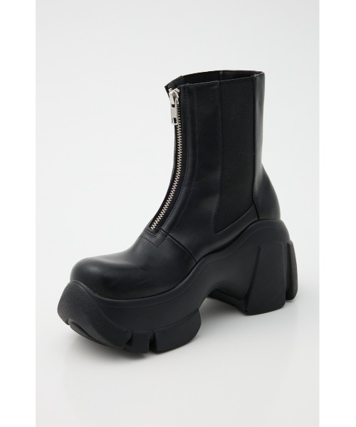 SLY（スライ）の「FRONT ZIP CHUNKY BOOTS フロントジップ チャンキー