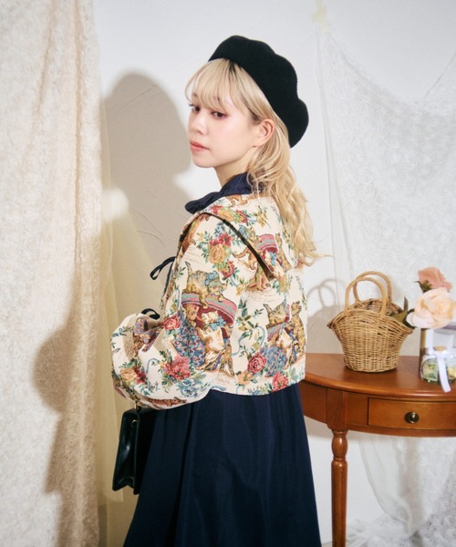 セール】【クティールとレトロ】セットアップ着用可 ゴブランリボン