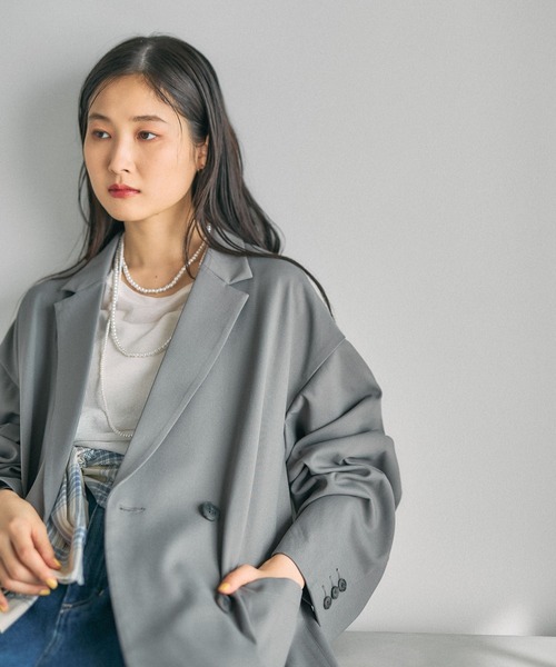 Wブレストジャケット 633994（テーラードジャケット）｜LEPSIM