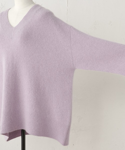 BEARDSLEY（ビアズリー）の「毛玉悩みが軽減 ラクーン混Vプルオーバー