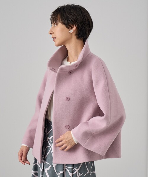 セール】ウールビーバーショートコート（その他アウター）｜ANAYI