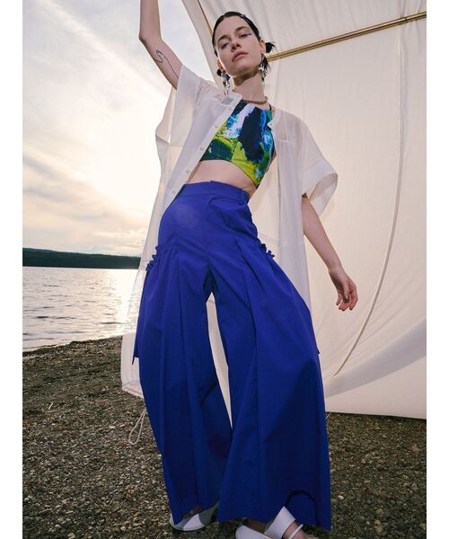 UN3D.（アンスリード）の「サイドギャザーボリュームパンツ（その他