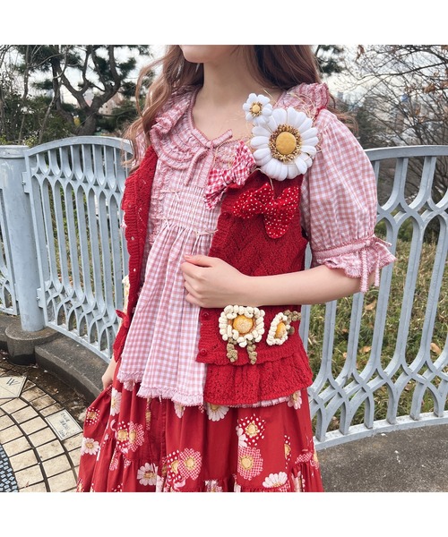 PINK HOUSE（ピンクハウス）の「ひな菊コサージュ（ブローチ