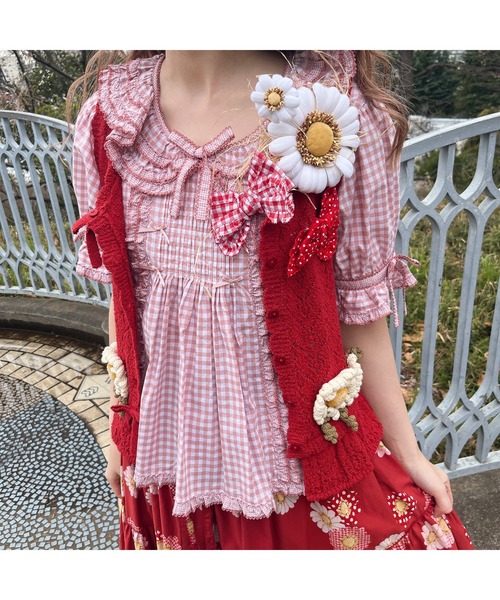 PINK HOUSE（ピンクハウス）の「ひな菊コサージュ（ブローチ