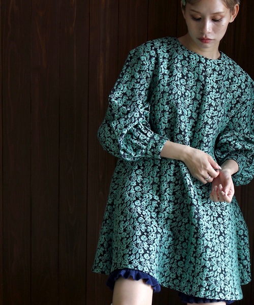 SANSeLF（サンセルフ）の「ジャガードフラワードレス【SANSeLF