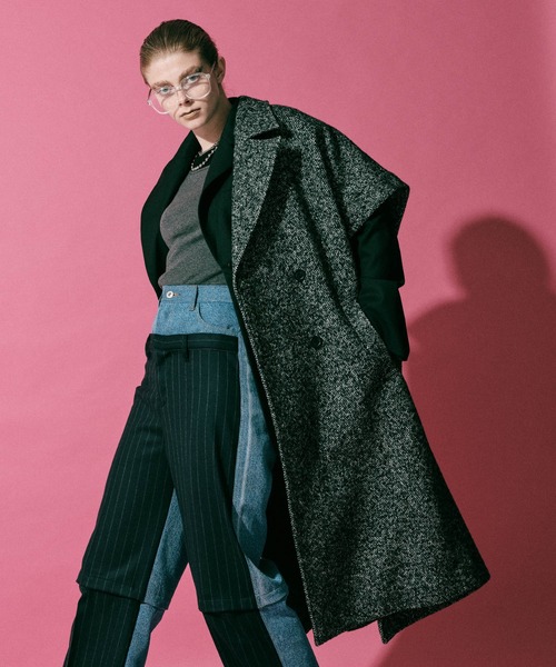 MAISON SPECIAL（メゾンスペシャル）の「2WAYツイードサイドスリット