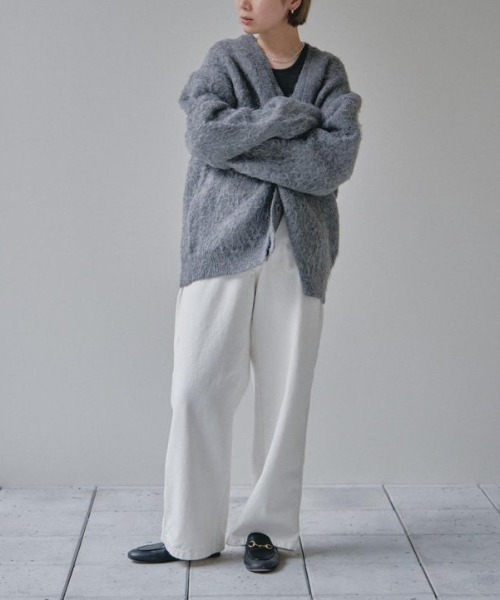 TODAYFUL（トゥデイフル）の「TODAYFUL Brashed Vneck Cardigan