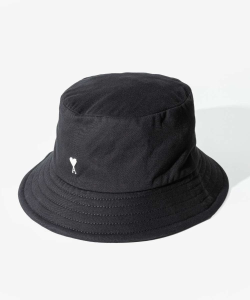 AMI PARIS AMI DE COEUR STADS BUCKET HAT アミ パリス アミハート
