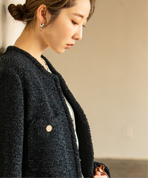 Noble（ノーブル）の「ソフトツィード ショートジャケット◇（ノー