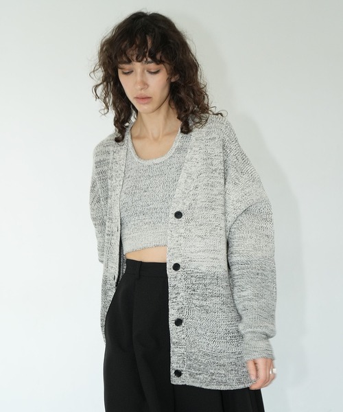 CLANE（クラネ）の「BUSTIER SET KNIT CARDIGAN（カーディガン/ボレロ