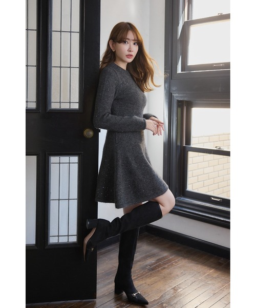 Her lip to（ハーリップトゥー）の「Twinkle Flare Mini Dress