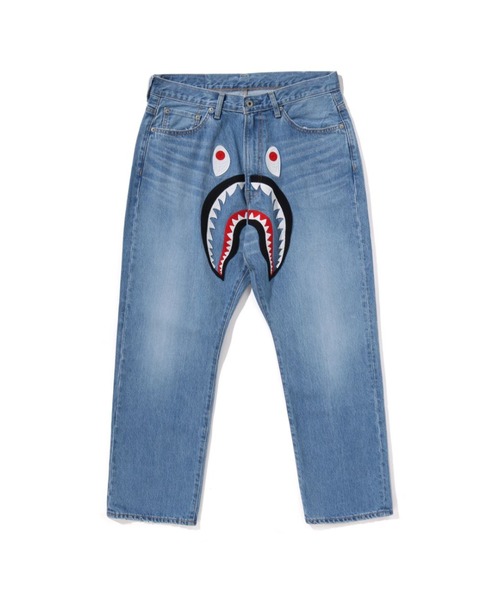 SHARK LOOSE FIT 13 OZ DENIM PANTS（デニムパンツ）｜A BATHING APE