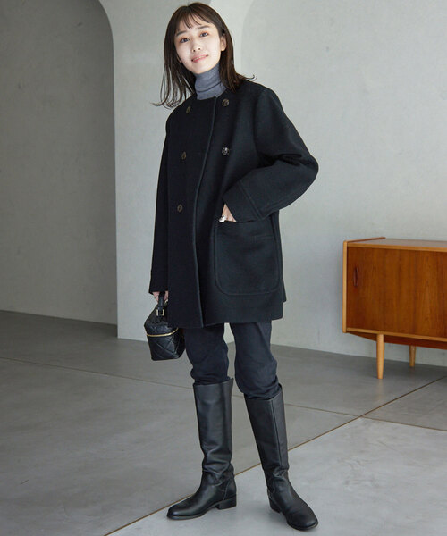 SLOBE IENA（スローブイエナ）の「スイビダブルクロスノーカラーダブル