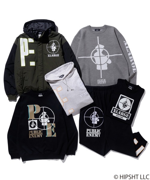 XLARGE（エクストララージ）の「XLARGE｜PUBLIC ENEMY CREWNECK SWEAT