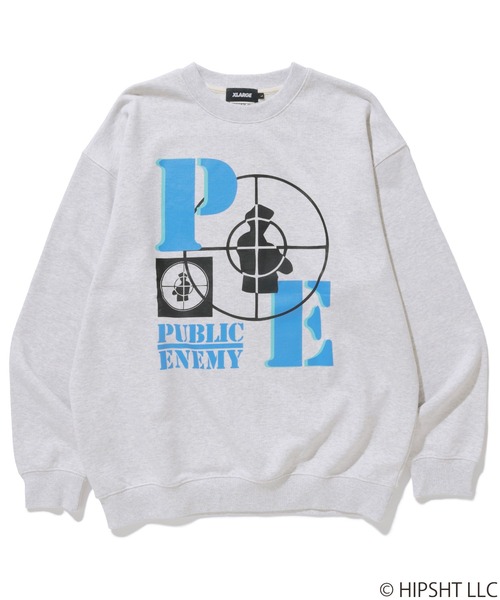 XLARGE（エクストララージ）の「XLARGE｜PUBLIC ENEMY CREWNECK SWEAT