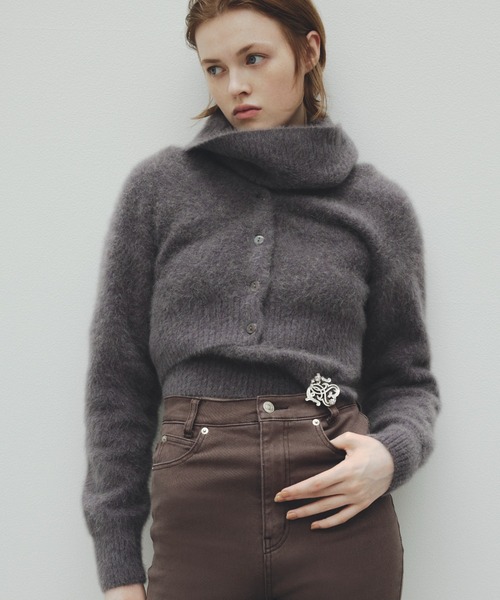 SNIDEL（スナイデル）の「フォックスアルパカショートカーディガン
