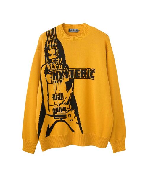 HYSTERIC GLAMOUR（ヒステリックグラマー）の「FLYING V編込 セーター