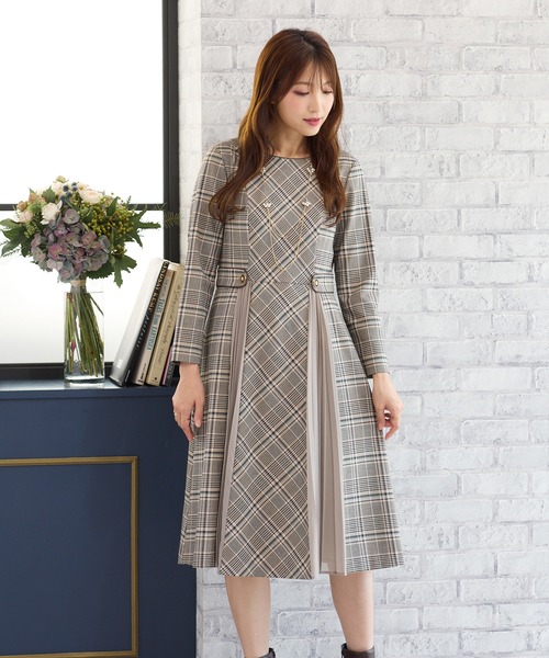 Rose Tiara（ローズティアラ）の「シフォンプリーツ×チェック