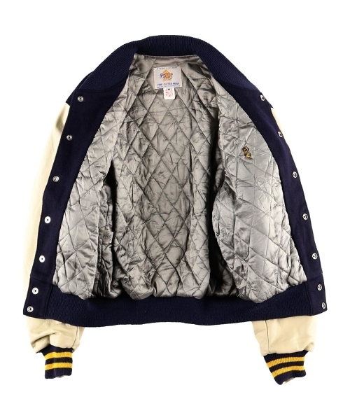 ブランド古着】袖革ウールスタジャン アワードジャケット（スタジャン