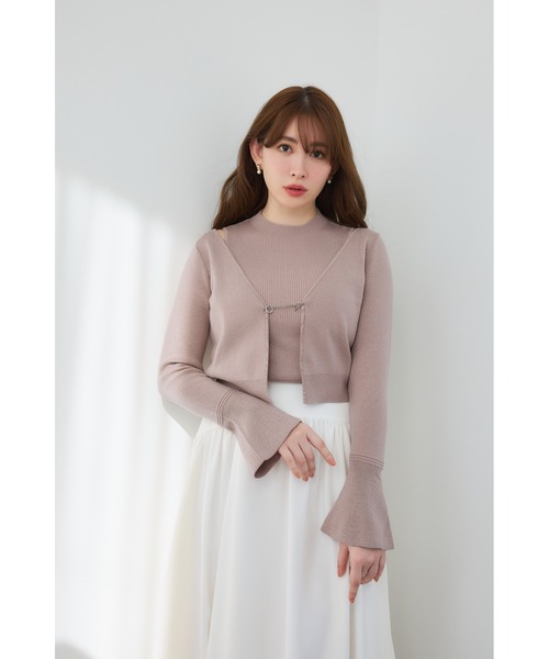 セール】Flared Sleeve Knit Set（ニット/セーター）｜Her lip to