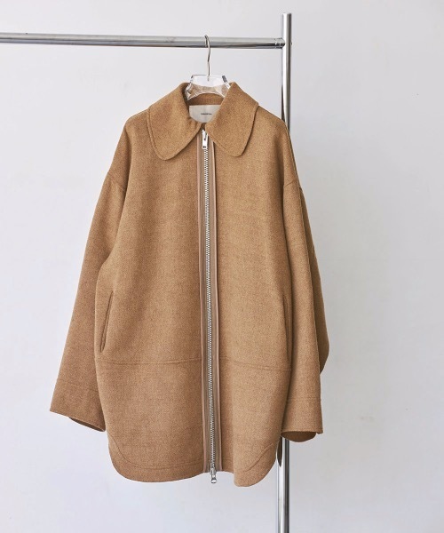 TODAYFUL（トゥデイフル）の「ウールリバージャケット（ノーカラー