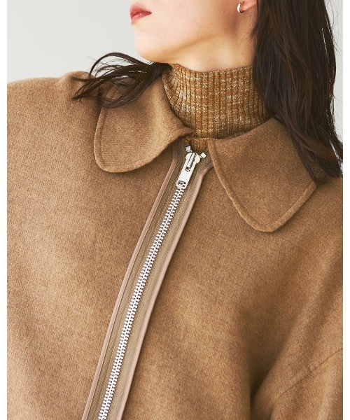 TODAYFUL（トゥデイフル）の「ウールリバージャケット（ノーカラー