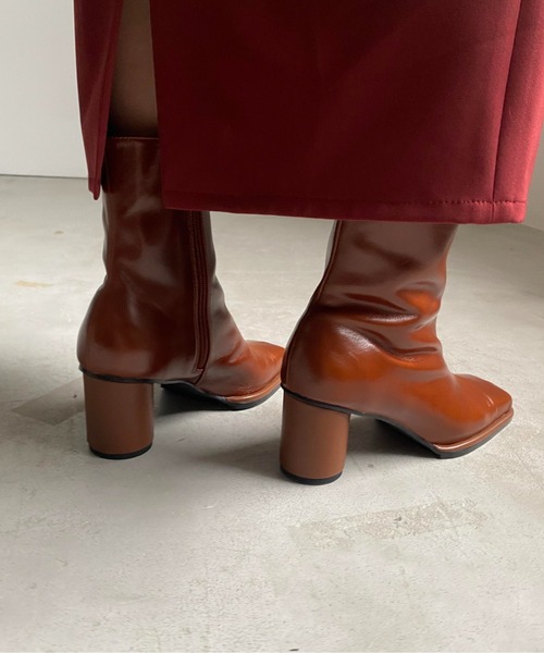 Ameri（アメリ）の「DIMENSIONAL SQUARE BOOTS（ブーツ）」 - WEAR