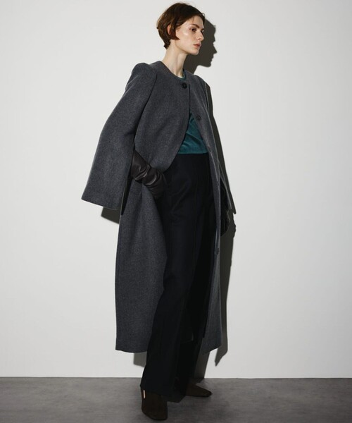 RIM.ARK/リムアーク】Collarless mode long CT/カラーレスモードロング