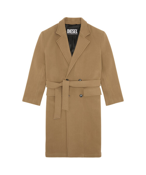 DIESEL（ディーゼル）の「メンズ ロングコート ウエストベルト（ステン