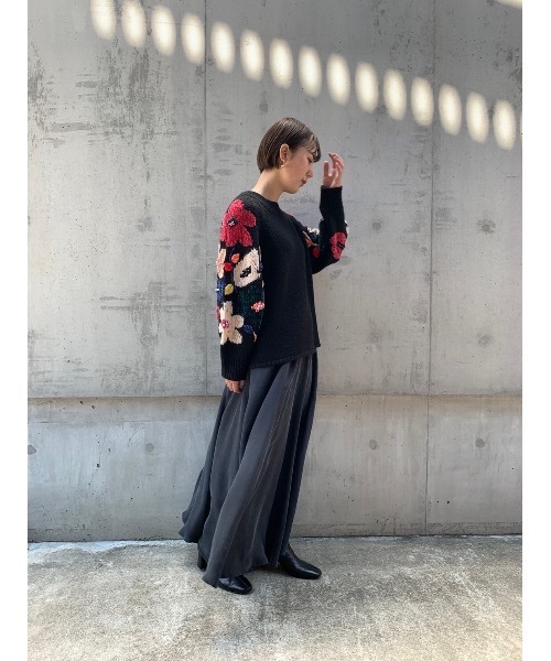 BEARDSLEY（ビアズリー）の「花ジャガードニット（ニット/セーター