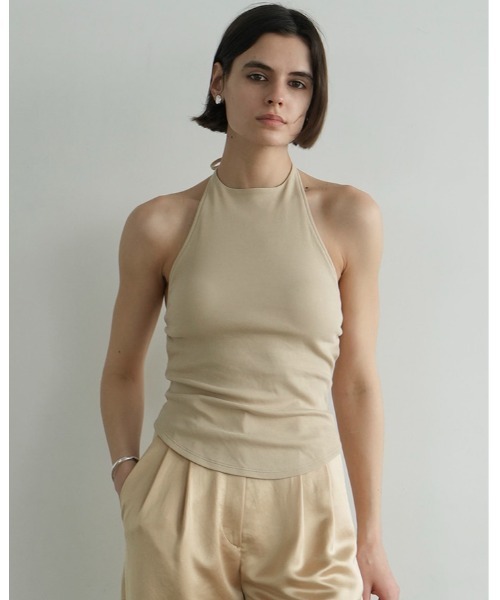 CLANE（クラネ）の「HALTER NECK CUP IN TOPS（キャミソール）」 - WEAR