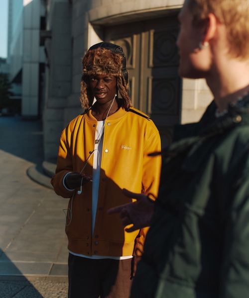 Subciety（サブサエティ）の「FAKE LEATHER STADIUM JKT（スタジャン