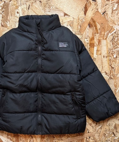 セール】スタンドカラー フェイクダウン マウンテンジャケット（ダウン