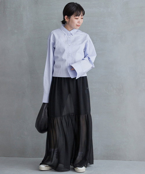 Deuxieme Classe（ドゥーズィエムクラス）の「追加 Cropped BD シャツ