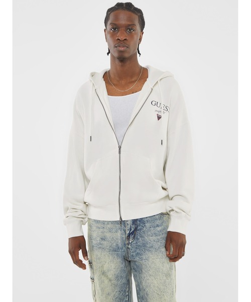 GUESS Originals Stacked Zip-Up Jacket パーカー | GUESS(ゲス) JAPAN