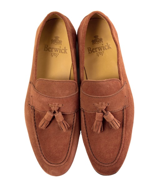 セール】Berwick バーウィック タッセル ローファー 5094 ゴム×レザー