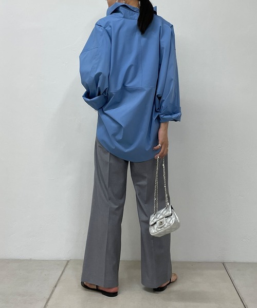 LOUNGEDRESS（ラウンジドレス）の「ライトサテンBIGシャツ（シャツ