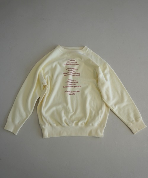 セール】【THE C】 POINT SWEATSHIRTS/ポイントスウェット（スウェット