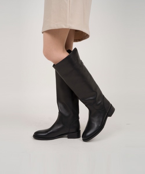 REMME（レメ）の「【REMME/レメ】バックジップ ロングブーツ（ブーツ