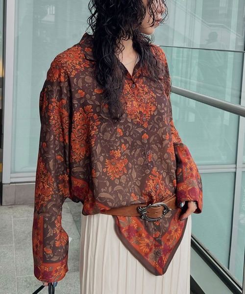 Ameri（アメリ）の「DAQHNE SCARF SHIRT（シャツ/ブラウス）」 - WEAR