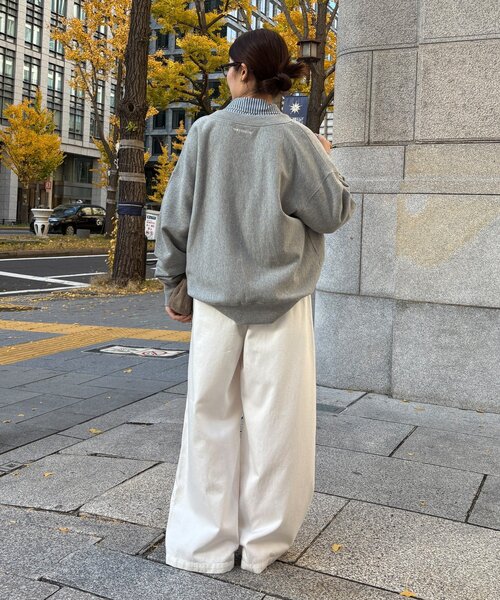 新色追加】【インフルエンサー OKOCHI企画】ハーフジップスウェット