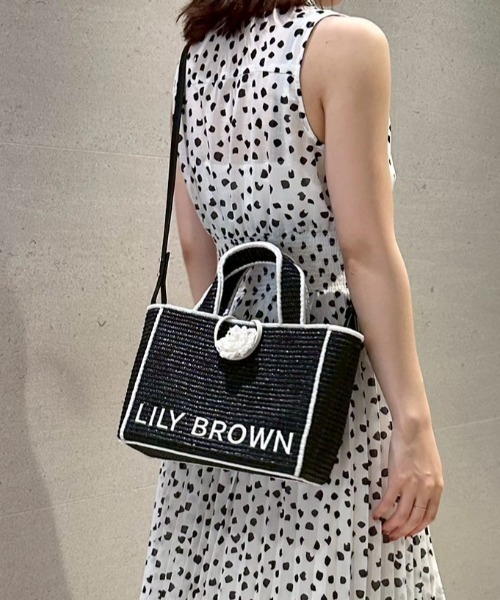 セール】【限定カラー】【LILY BROWN×MARY QUANT】ジュートロゴトート
