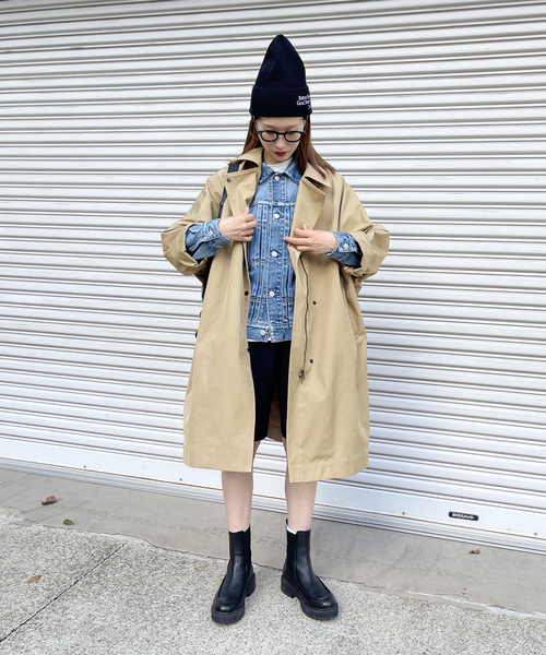 FRAMeWORK（フレームワーク）の「撥水ポンチョトレンチコート