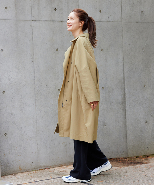 FRAMeWORK（フレームワーク）の「撥水ポンチョトレンチコート